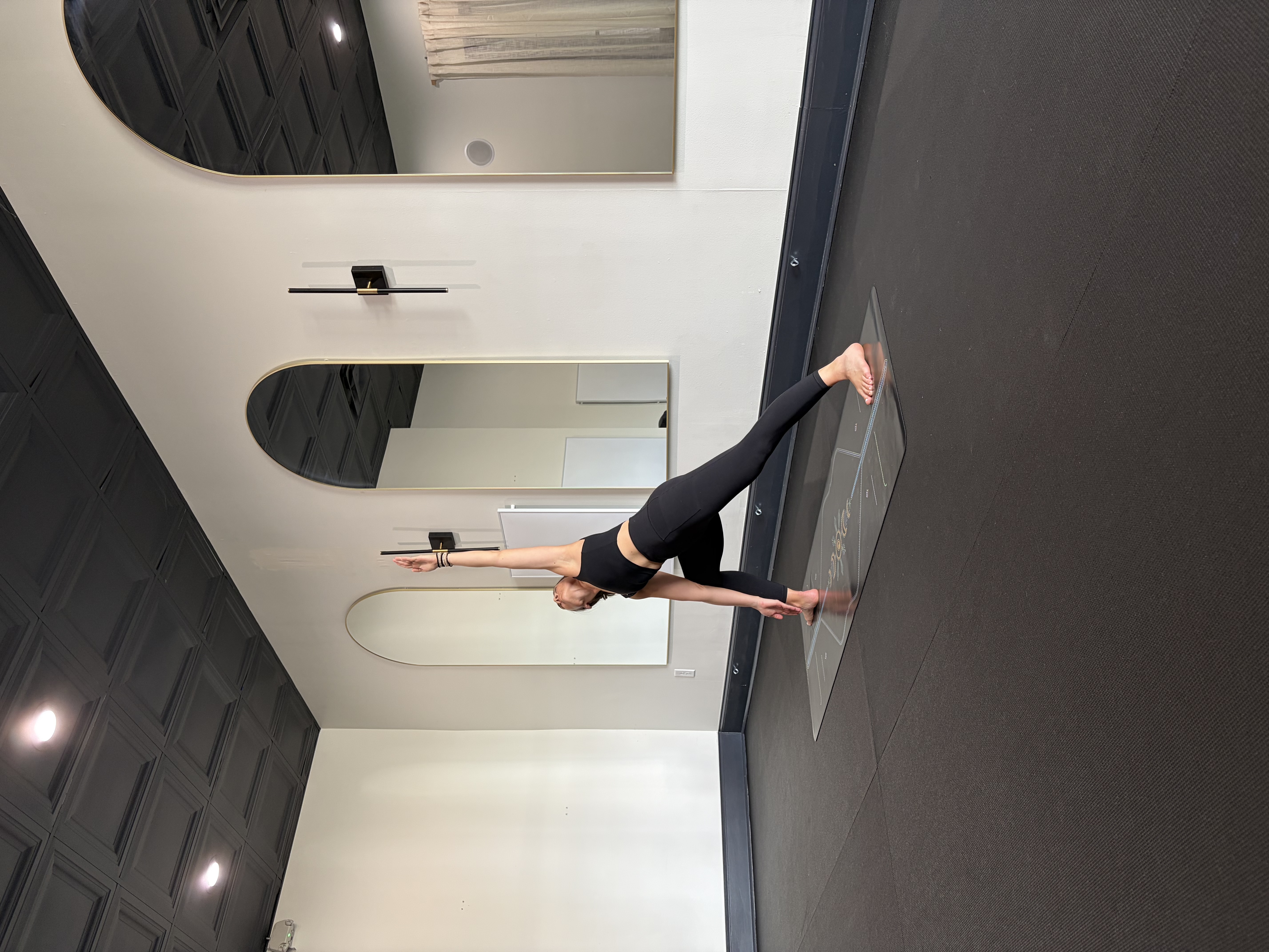 7a - Bent Knee Triangle Pose (Right)